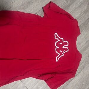 Kappa Red Short Sleeve Logo Tee